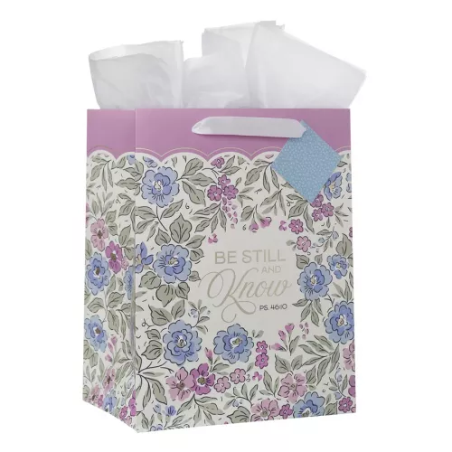 Be Still And Know Purple Trio Collection Giftbag