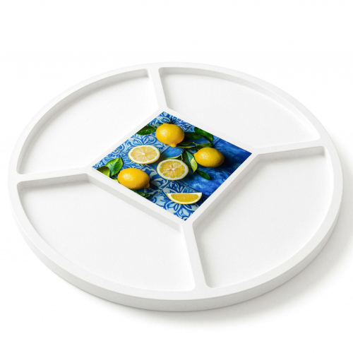 Amalfi Lemon Blue Snack Platter