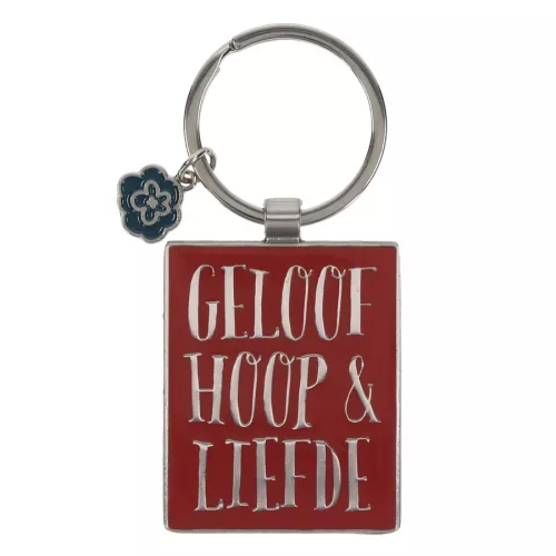 Geloof Hoop En Liefde Plaas Reeks Sleutelring